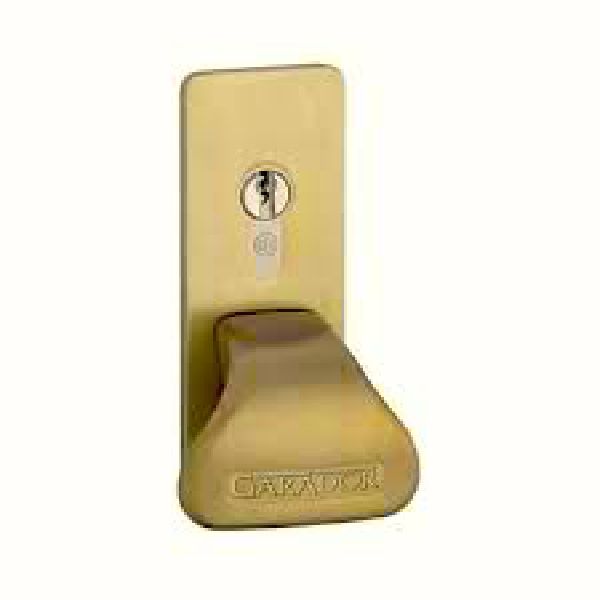 Garador brass effect handle and back plate for GRP & Timber panel garage doors